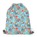 Cute Christmas Elements Pattern Print Drawstring Bag