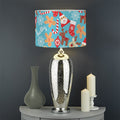 Cute Christmas Elements Pattern Print Drum Lamp Shade