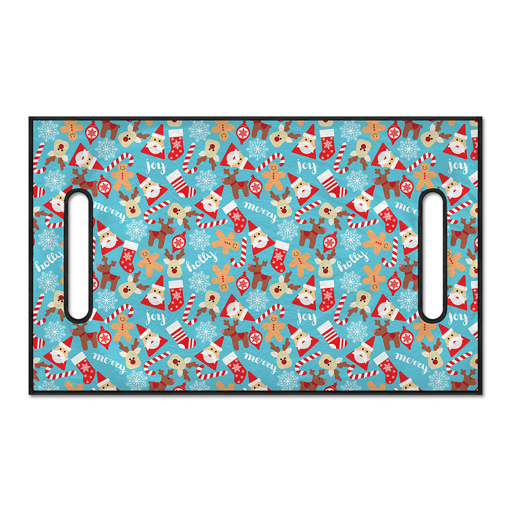 Cute Christmas Elements Pattern Print Golf Cart Seat Cover