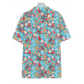 Cute Christmas Elements Pattern Print Hawaiian Shirt