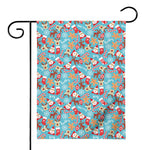 Cute Christmas Elements Pattern Print House Flag