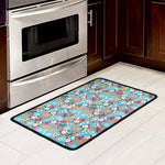 Cute Christmas Elements Pattern Print Kitchen Mat