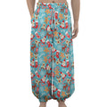 Cute Christmas Elements Pattern Print Lantern Pants