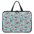 Cute Christmas Elements Pattern Print Laptop Sleeve With Handle