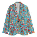 Cute Christmas Elements Pattern Print Men's Blazer