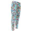 Cute Christmas Elements Pattern Print Men's Compression Pants