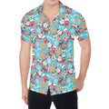 Cute Christmas Elements Pattern Print Men's Shirt