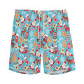 Cute Christmas Elements Pattern Print Men's Athletic Shorts