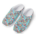 Cute Christmas Elements Pattern Print Mesh Casual Shoes