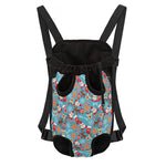 Cute Christmas Elements Pattern Print Pet Carrier Backpack
