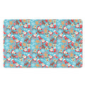 Cute Christmas Elements Pattern Print Polyester Doormat