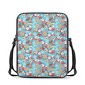 Cute Christmas Elements Pattern Print Rectangular Crossbody Bag