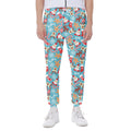 Cute Christmas Elements Pattern Print Joggers