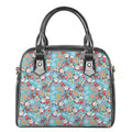 Cute Christmas Elements Pattern Print Shoulder Handbag