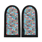 Cute Christmas Elements Pattern Print Skillet Handle Cover