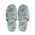 Cute Christmas Elements Pattern Print Slippers