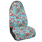 Cute Christmas Elements Pattern Print Waterproof Car Seat Cover
