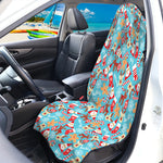 Cute Christmas Elements Pattern Print Waterproof Car Seat Cover