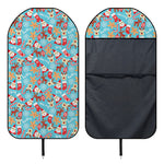 Cute Christmas Elements Pattern Print Waterproof Car Seat Cover
