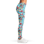 Cute Christmas Elements Pattern Print Women's Leggings