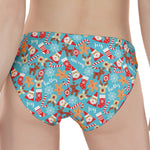 Cute Christmas Elements Pattern Print Women's Panties