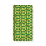 Cute Christmas Emoji Pattern Print Baby Crib Sheet