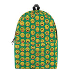 Cute Christmas Emoji Pattern Print Backpack