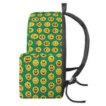 Cute Christmas Emoji Pattern Print Backpack