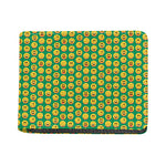 Cute Christmas Emoji Pattern Print Bifold Wallet