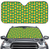 Cute Christmas Emoji Pattern Print Car Windshield Sun Shade