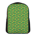 Cute Christmas Emoji Pattern Print Casual Backpack