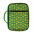 Cute Christmas Emoji Pattern Print Front Pocket Bible Bag