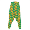 Cute Christmas Emoji Pattern Print Hammer Pants