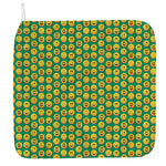Cute Christmas Emoji Pattern Print Hand Towel
