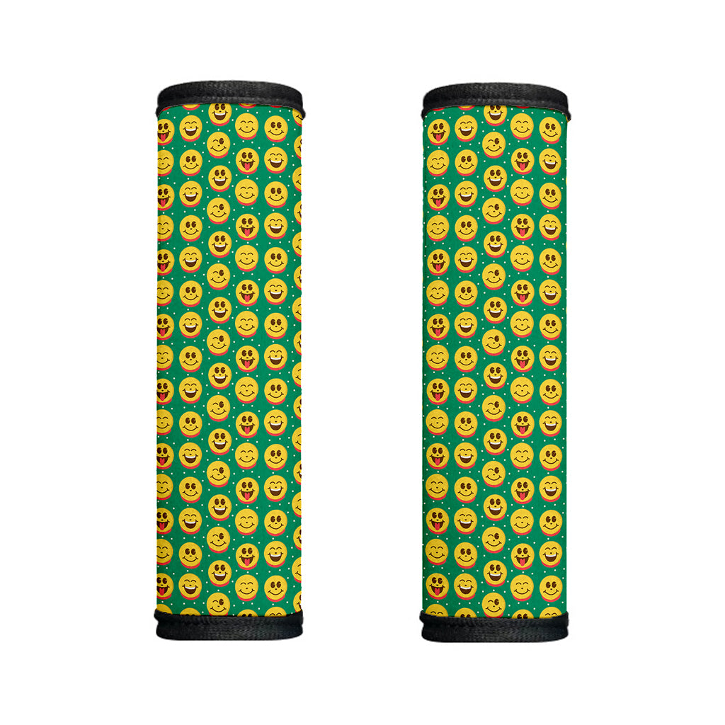 Cute Christmas Emoji Pattern Print Handle Covers