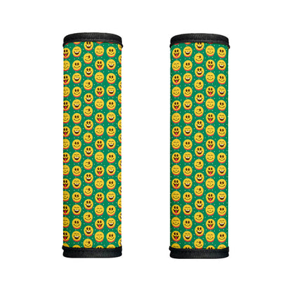 Cute Christmas Emoji Pattern Print Handle Covers