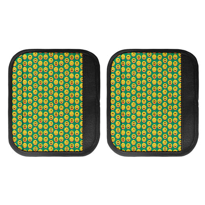 Cute Christmas Emoji Pattern Print Handle Covers