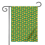 Cute Christmas Emoji Pattern Print House Flag