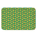 Cute Christmas Emoji Pattern Print Indoor Door Mat