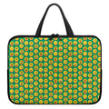 Cute Christmas Emoji Pattern Print Laptop Sleeve With Handle