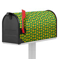 Cute Christmas Emoji Pattern Print Mailbox Cover