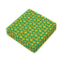 Cute Christmas Emoji Pattern Print Outdoor Seat Cushion Cover