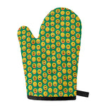 Cute Christmas Emoji Pattern Print Single Oven Mitt