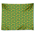 Cute Christmas Emoji Pattern Print Tapestry