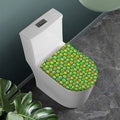 Cute Christmas Emoji Pattern Print Toilet Lid Cover
