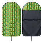 Cute Christmas Emoji Pattern Print Waterproof Car Seat Cover