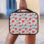 Cute Christmas Poinsettia Pattern Print Classic Bible Case