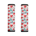 Cute Christmas Poinsettia Pattern Print Handle Covers