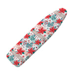 Cute Christmas Poinsettia Pattern Print Ironing Board Cover