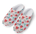 Cute Christmas Poinsettia Pattern Print Mesh Casual Shoes